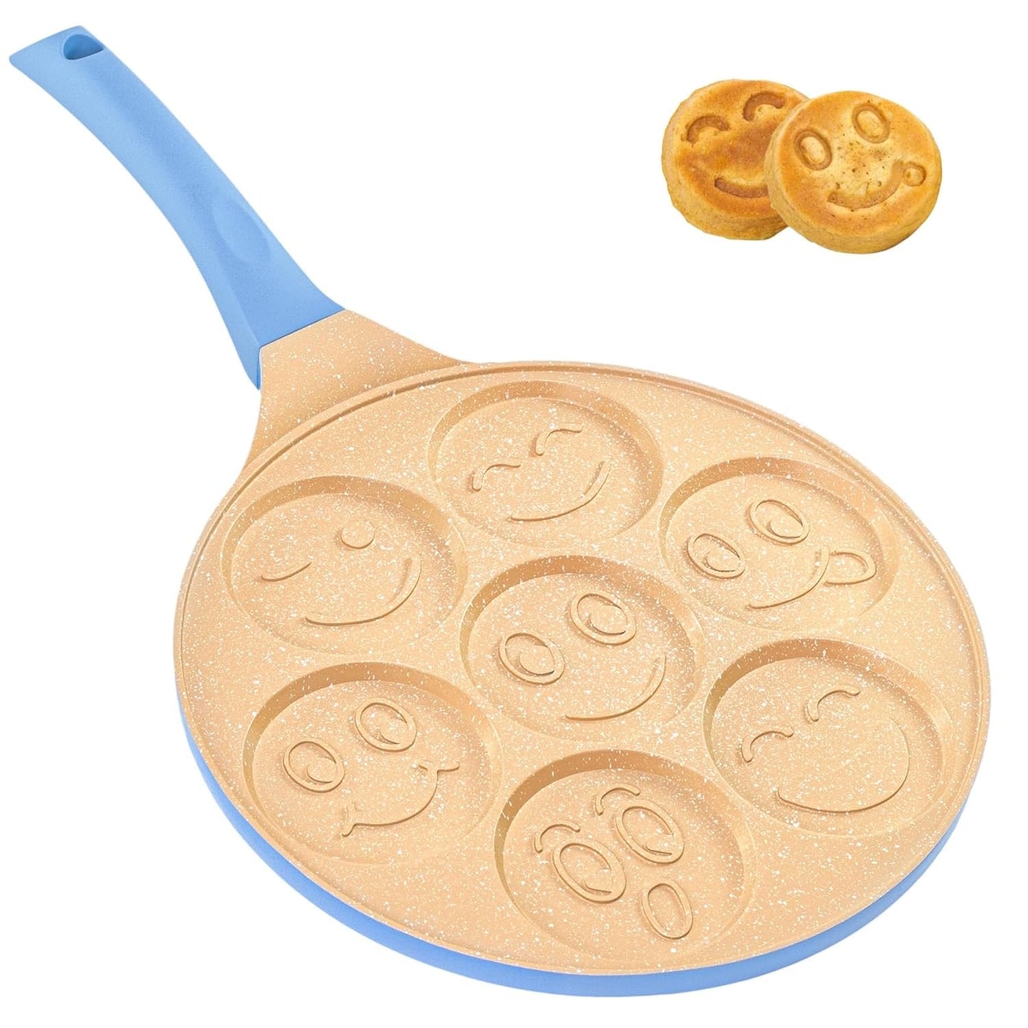 Smiley Pancakes/Egg Shaper - Non Stick Pan !!
