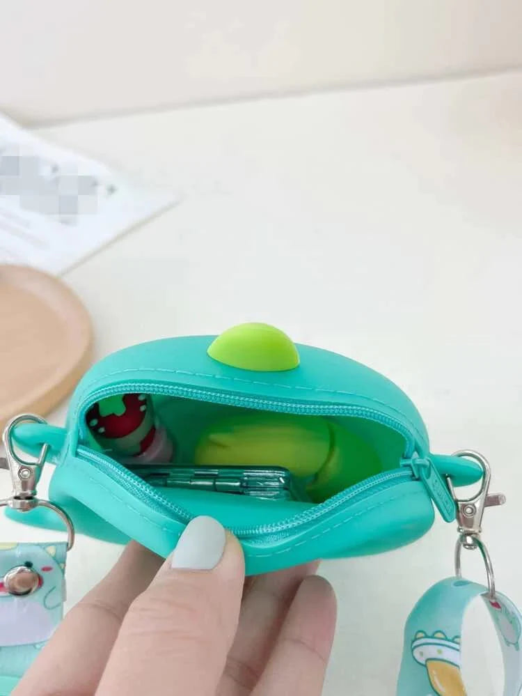 Dino 🦖- Sling Bag with Mirror, Comb and Keychain