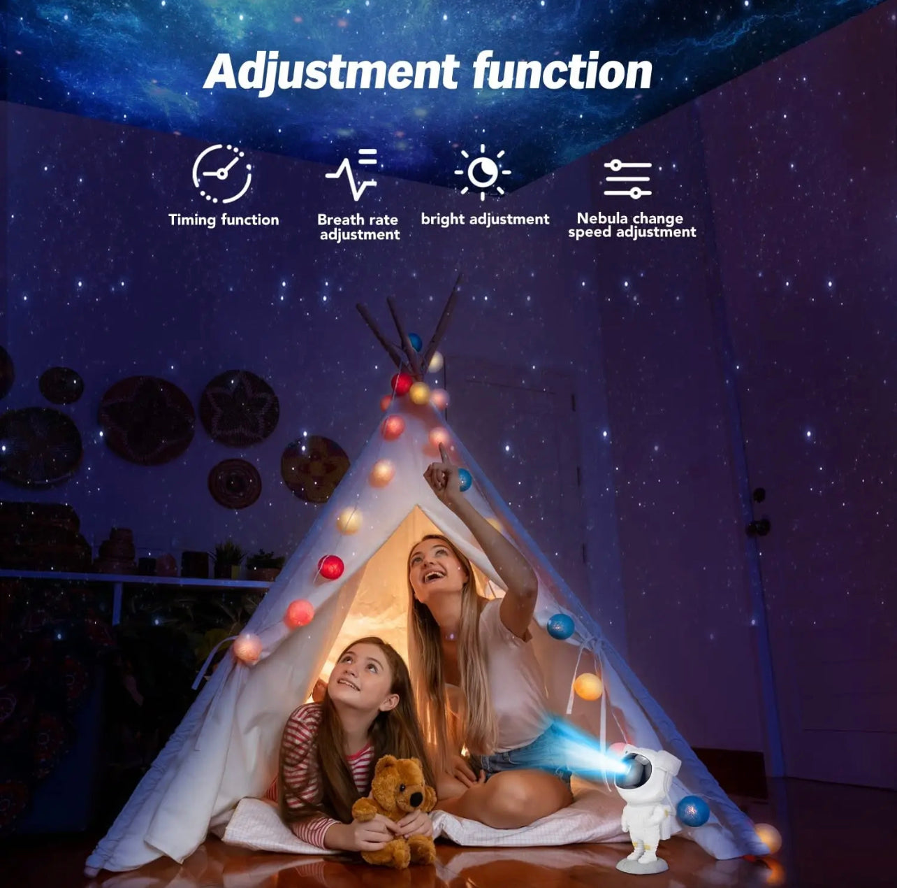 Astronauts Projector - Let’s Go to the Moon