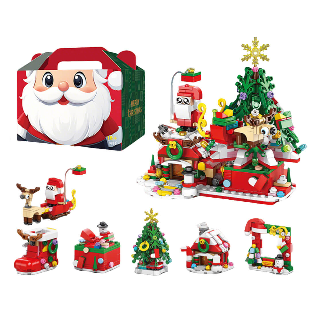 Christmas Bricks - 6-in-1 Snow House Gift Box (612PCS)