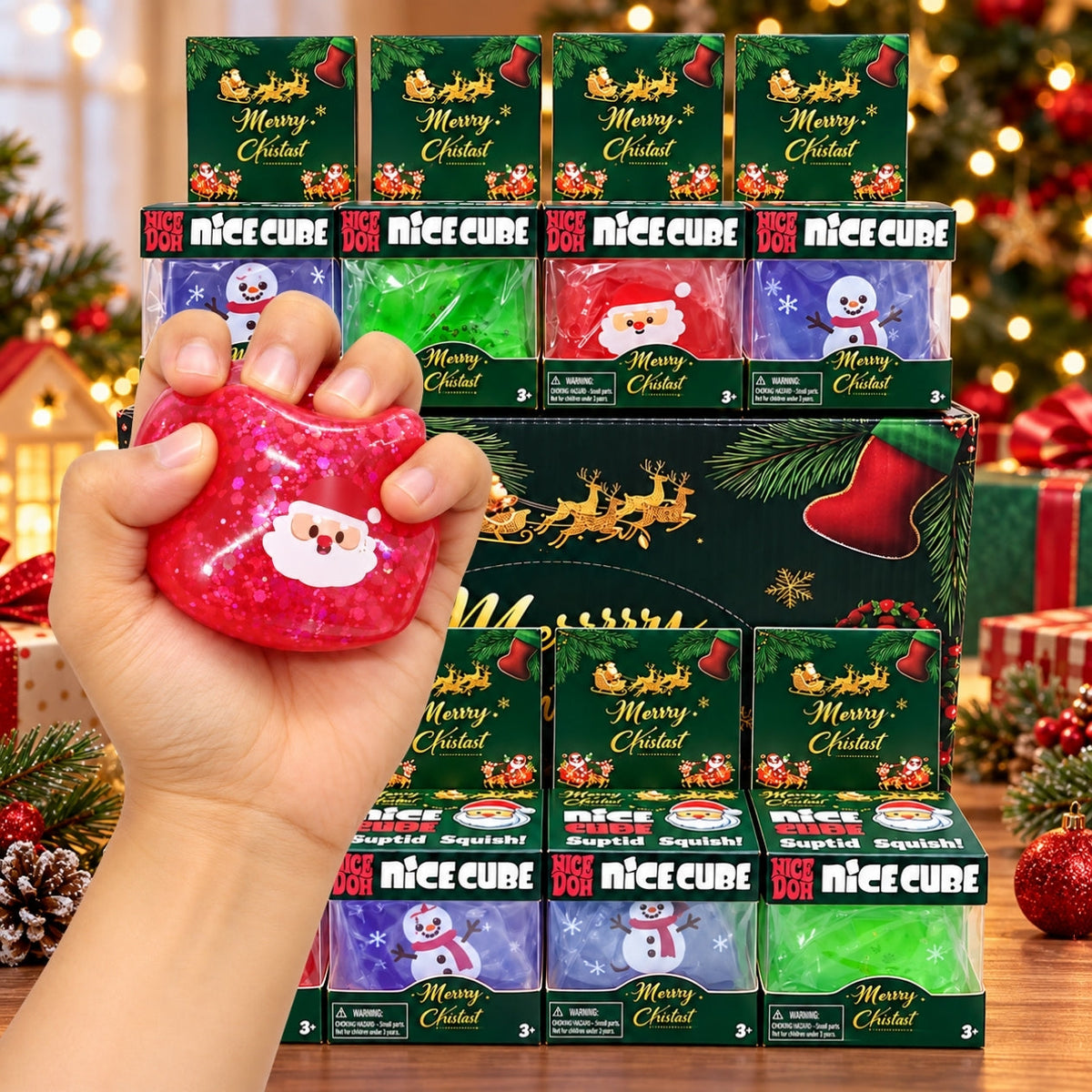 Christmas x Nee Doh - Glitter Ice Cube