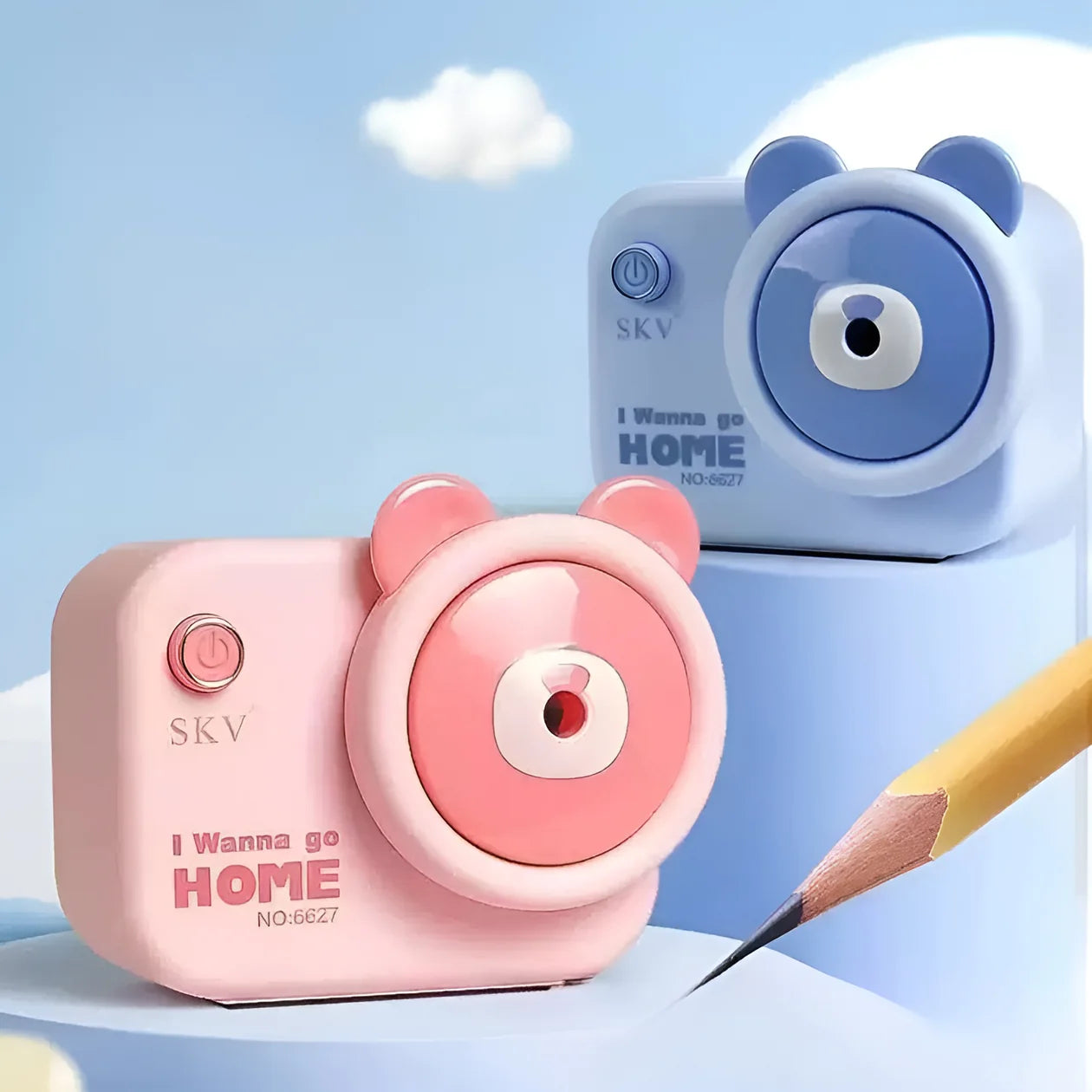 Camera Shaped Mechanical Sharpener