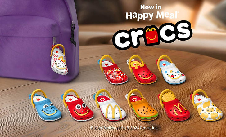 Crocs X McDonald’s- Happy Meals Gifts
