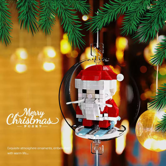 Christmas Bricks- Transparent Ornament Hanging Balls