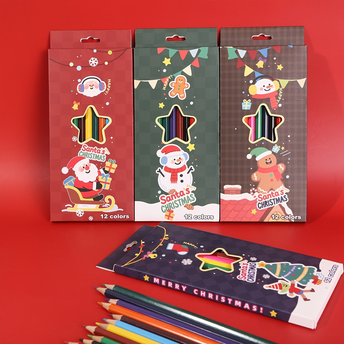 Christmas - 12pcs Pencil Colour