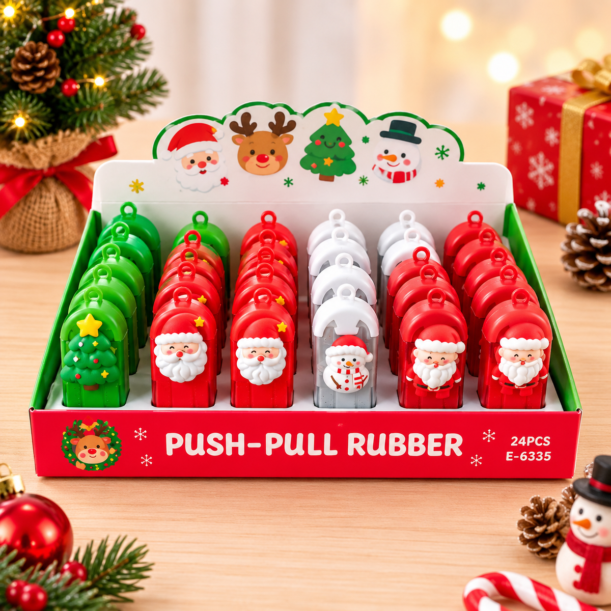 Christmas - Push-Pull Eraser | 1pcs