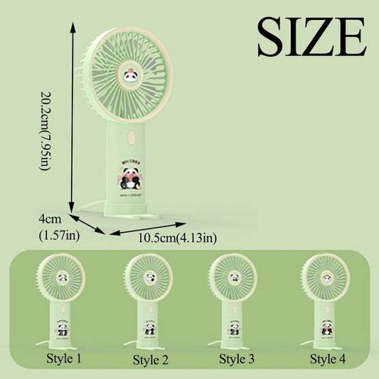 Rechargeable Panda Fans with Mist