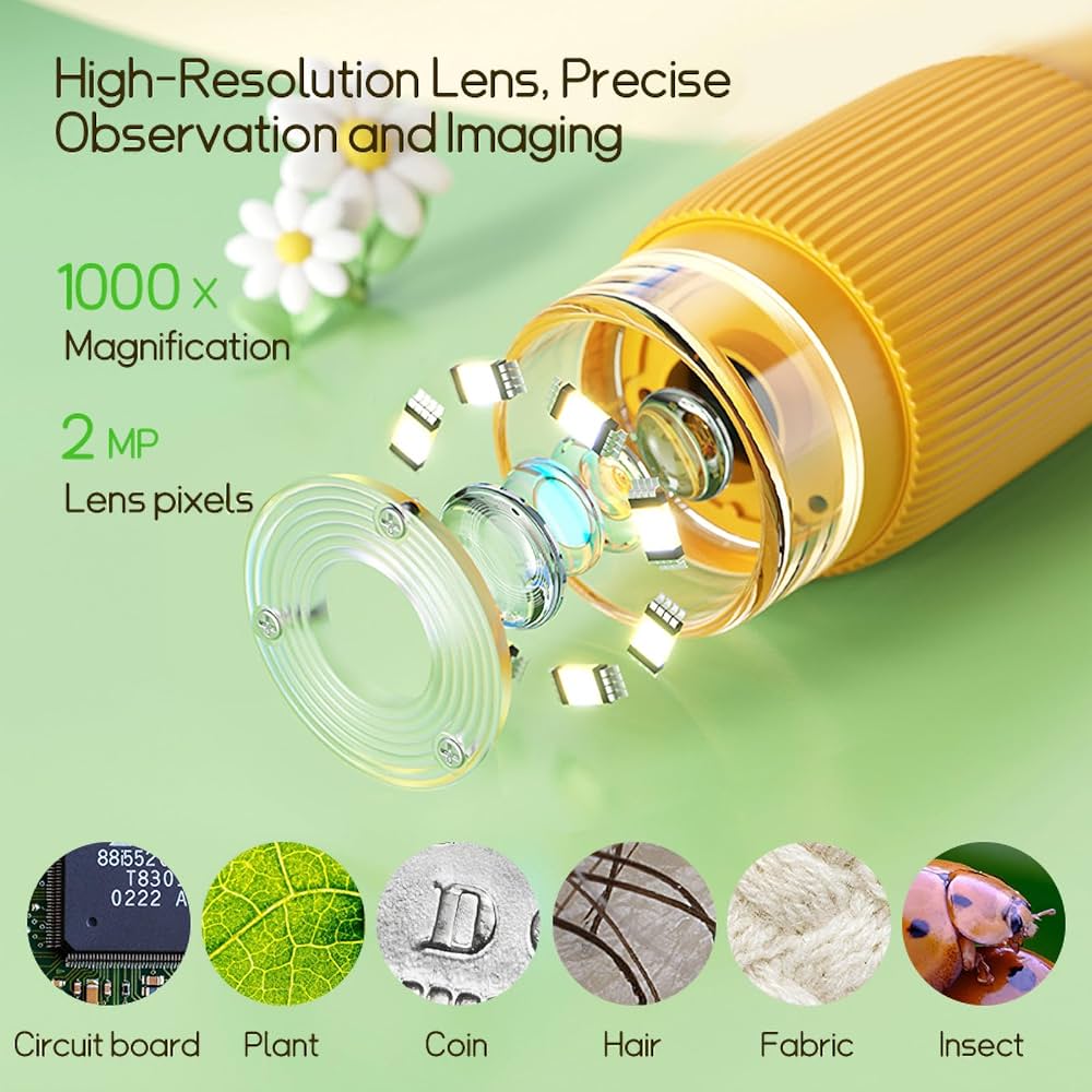 High Resolution Microscope - Experiment, Educate, Save for Memories
