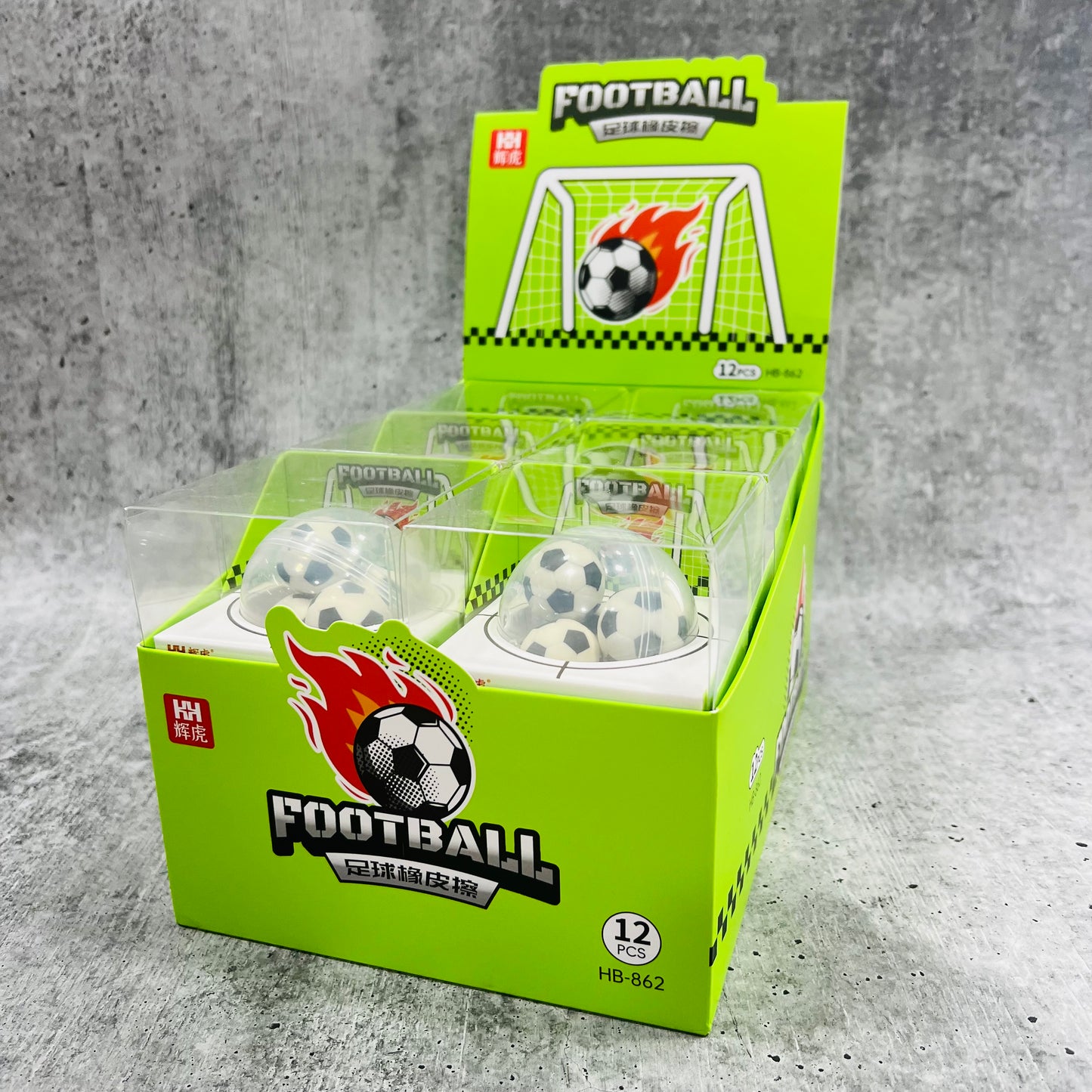 Soccer Erasers - 4pcs