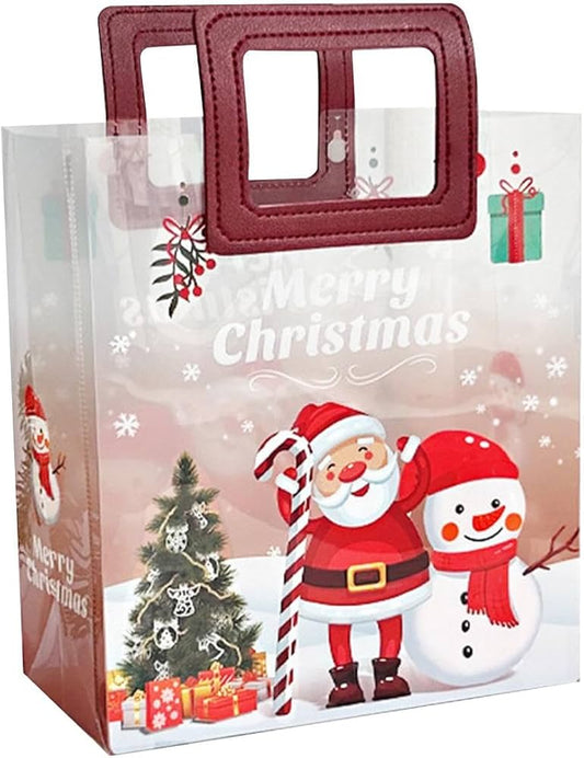 Christmas Big Bag with Leather Handle
