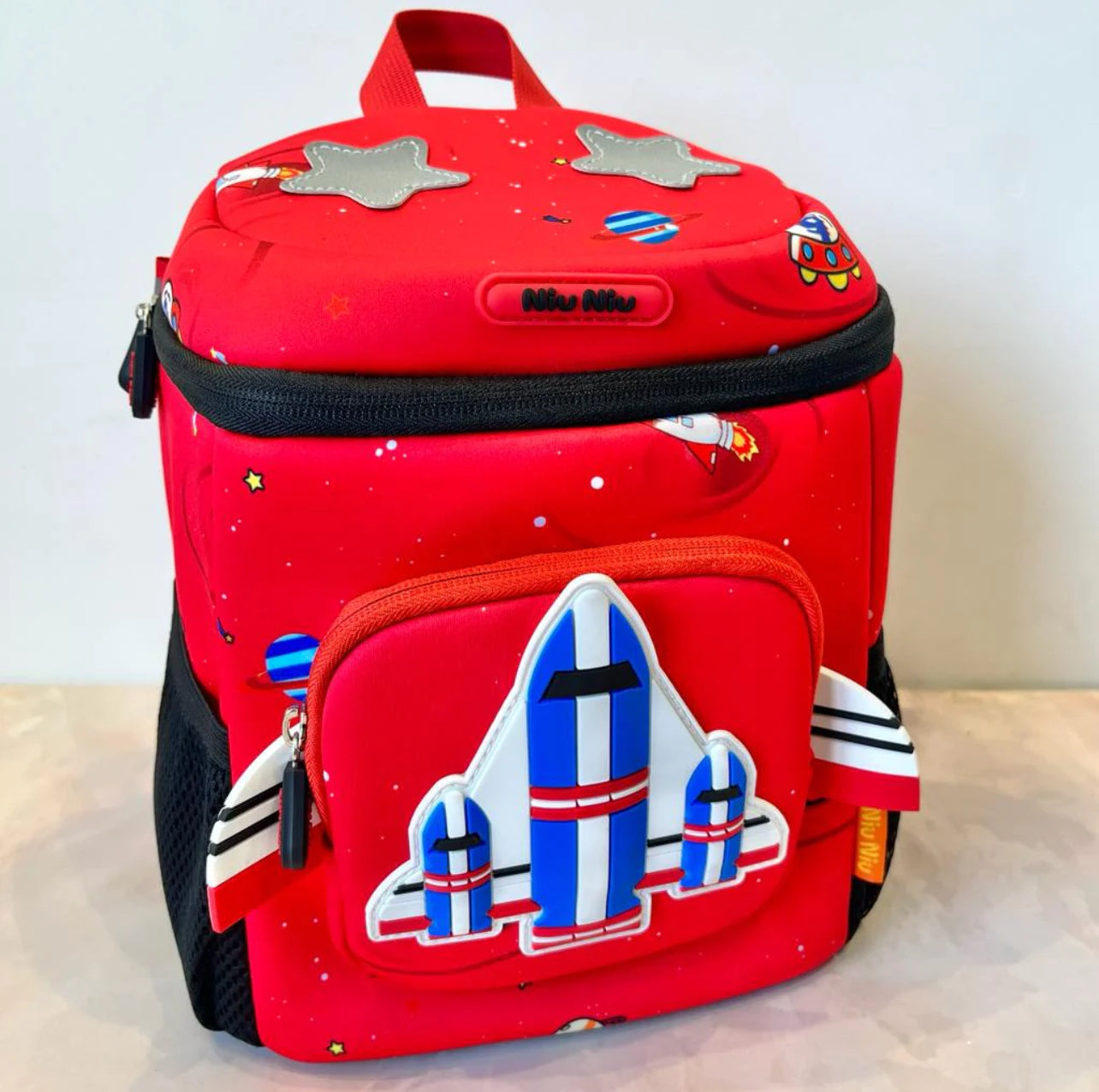 3D Rocket Design Backpack for Kindergarten Kids