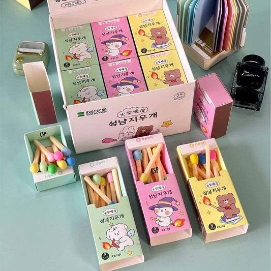 Matchsticks - Cute Trendy Erasers