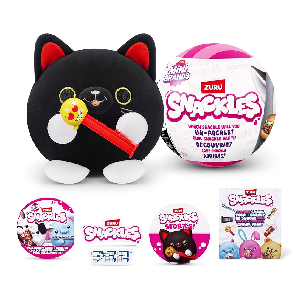 Snackles Mystery Plush 5 inch Squishy Comfort Plush
