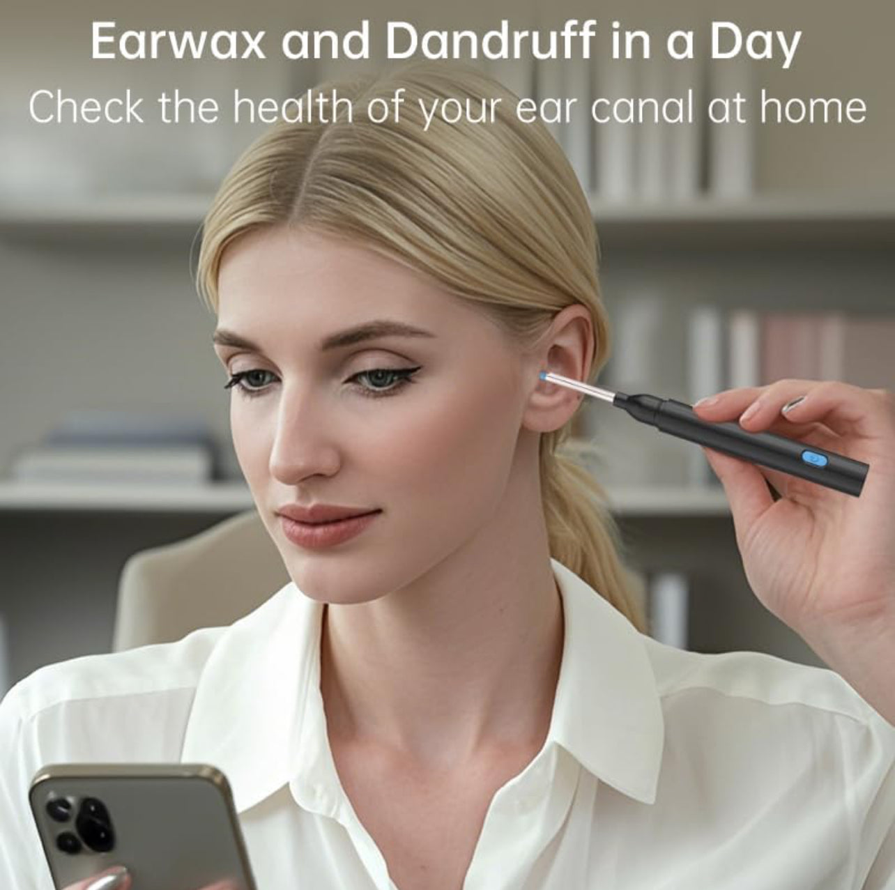 Ear Wax Elimination Kit | Wifi-1080p HD Load Otoscope