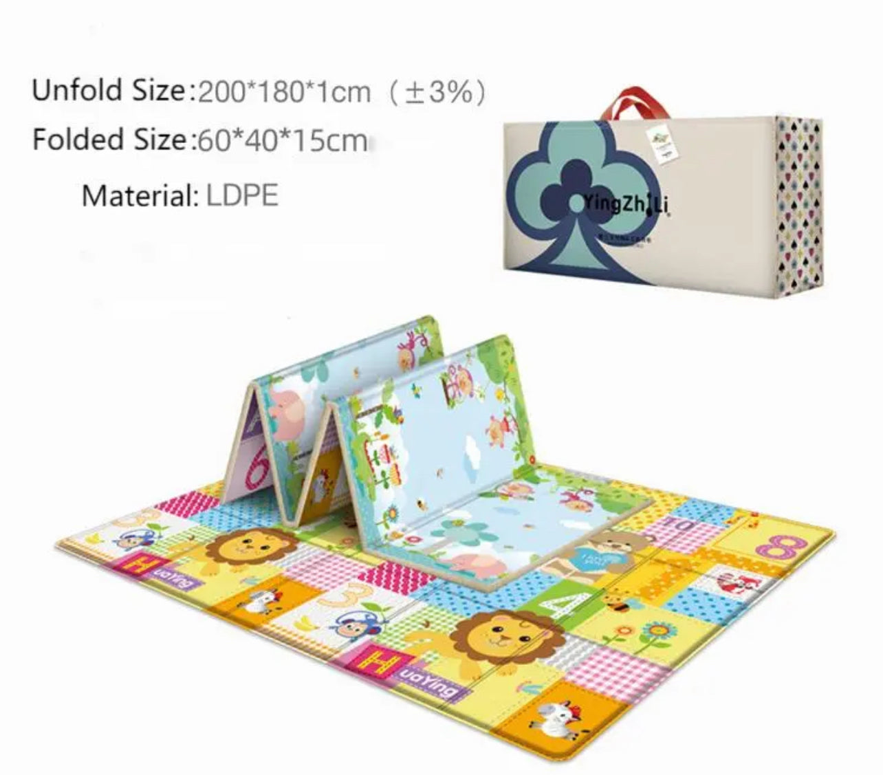 Crawling Buddy - Dual-Sided EPE Foam Play Mat