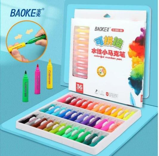 Colorful Marker Pen - 36pcs