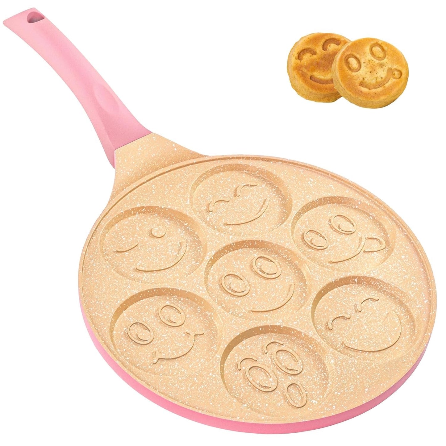 Smiley Pancakes/Egg Shaper - Non Stick Pan !!