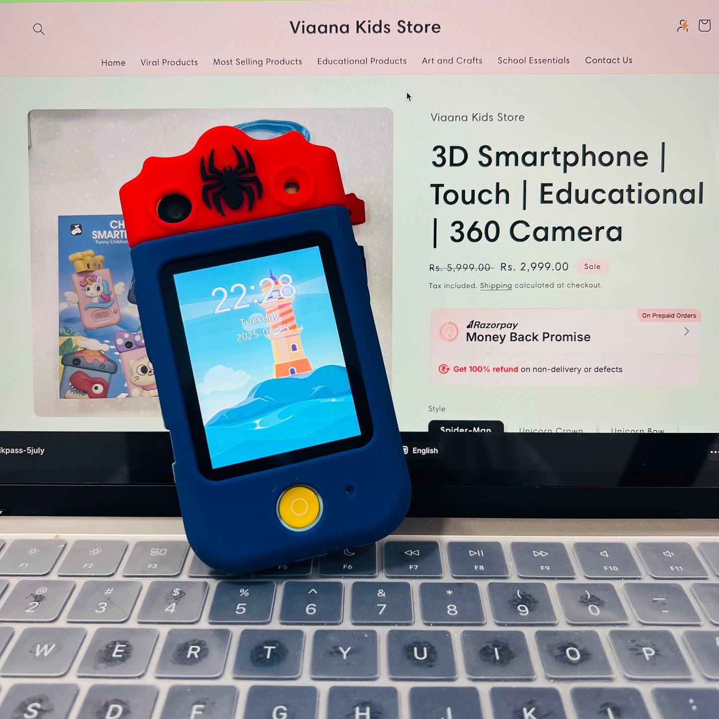 3D Smartphone | Touch | Educational | 360 Camera