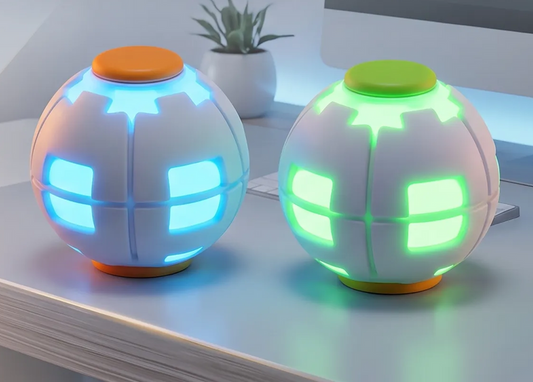 3D Printed Fidget Toys | LED Lights - 2pc