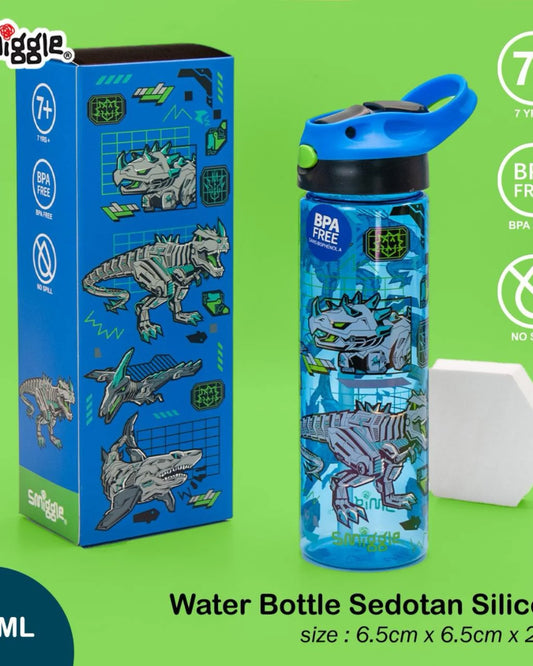 Smiggle - Plastic Flip Drink Bottle 650ml