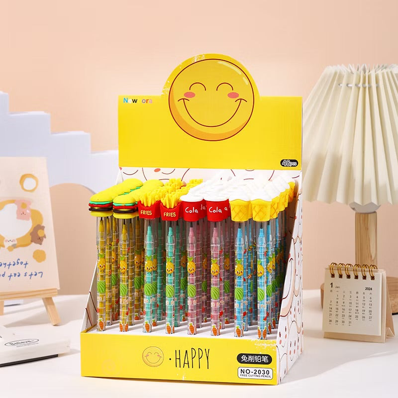 Bullet Stacking Pencils (Set of 4)