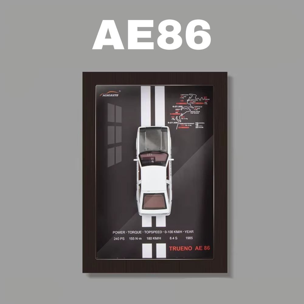 3D Sports Car Frames - 1:32 Model Poster