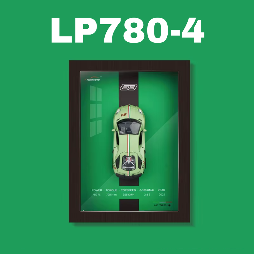 3D Sports Car Frames - 1:32 Model Poster