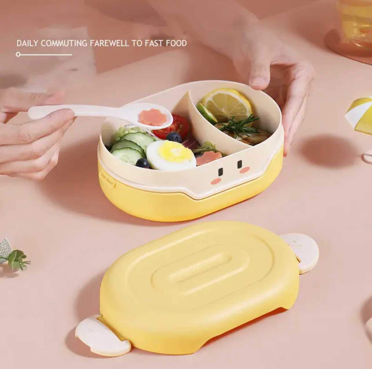 Cute Snacks Box (BPA Free, Non Toxic)