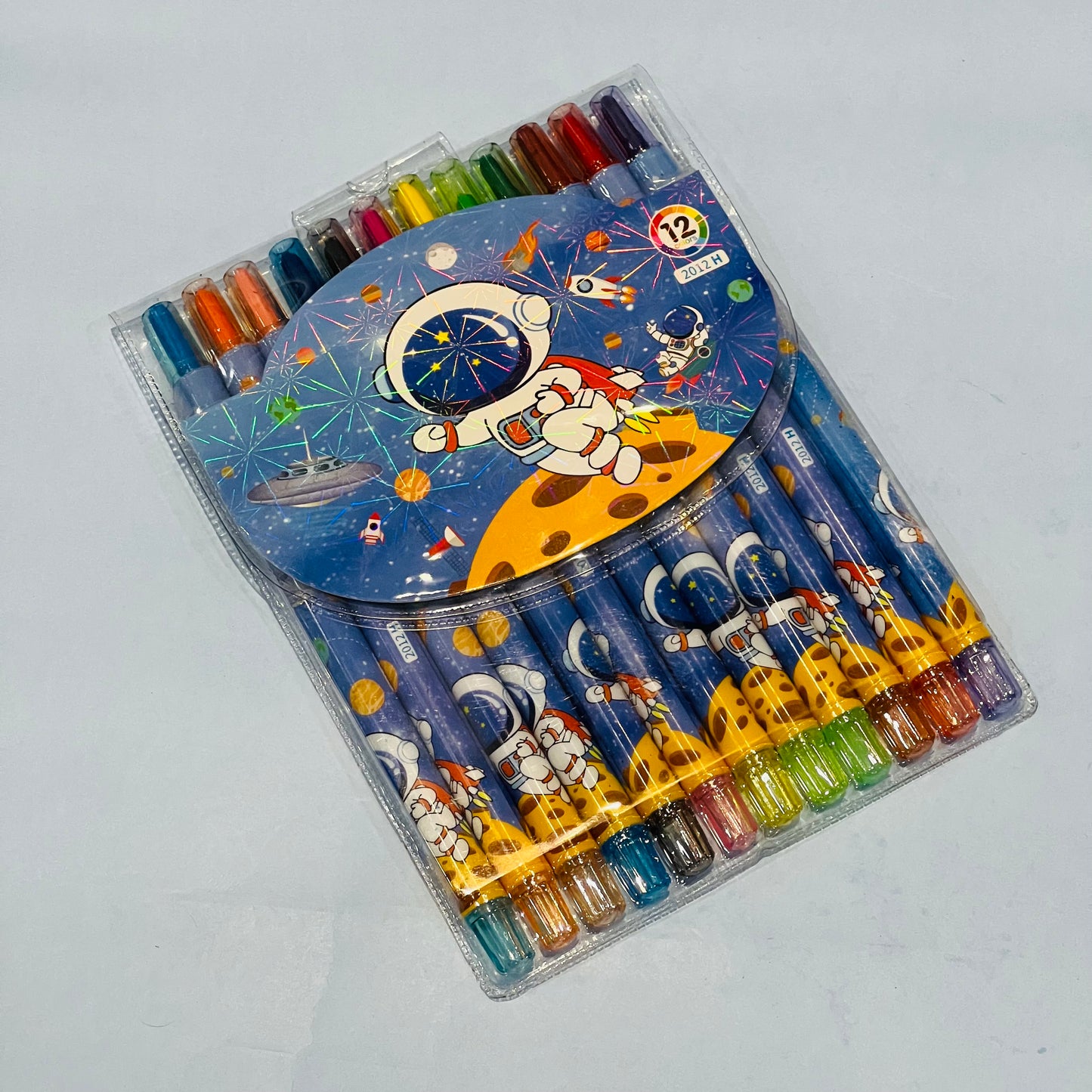 Cartoon Printed Rolling Crayons Twistable