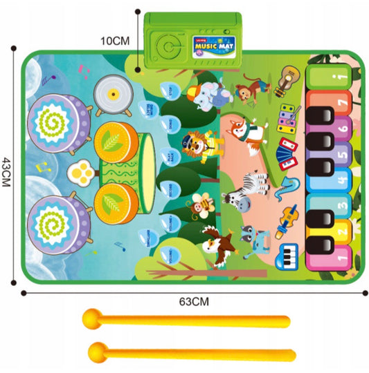 3 in 1 Musical Jazz Play Mat - Intelligent Music Toy