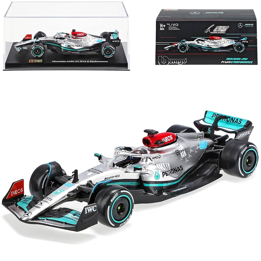 Bburago - F1 Mercedes Benz W13 | Scale Car Luxury Diecast
