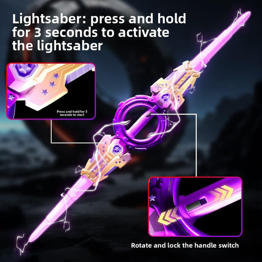 Lightsaber - Spin Sword Double Edged with Light and Music
