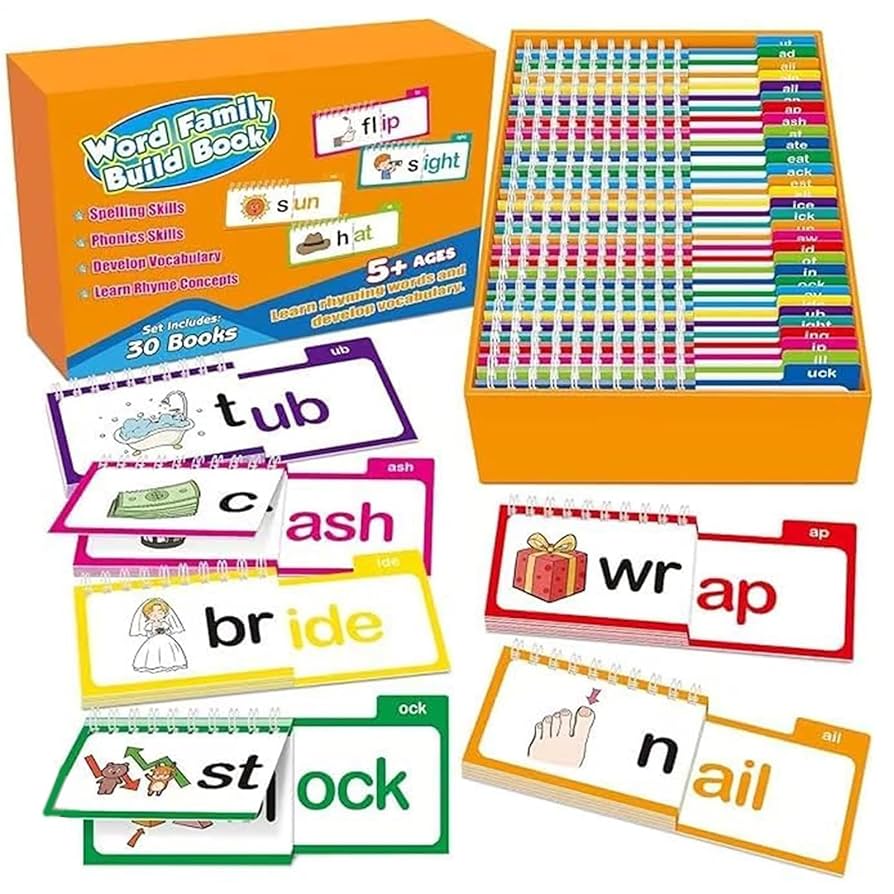 Word Family Build Book - 30 books