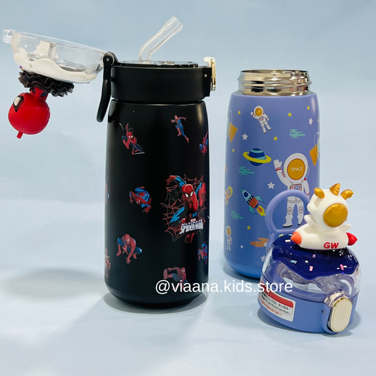 3D Insulated Bottle with Cartoon | 450ml