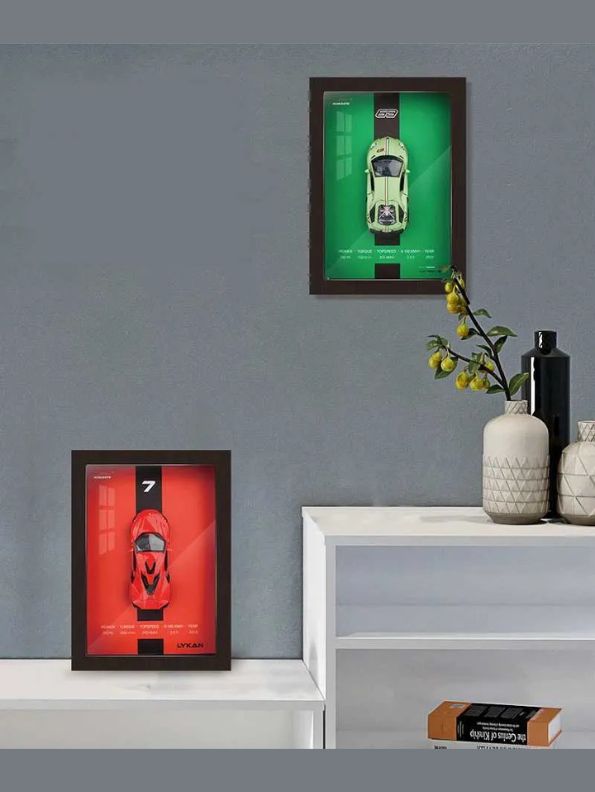 3D Sports Car Frames - 1:32 Model Poster