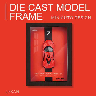3D Sports Car Frames - 1:32 Model Poster