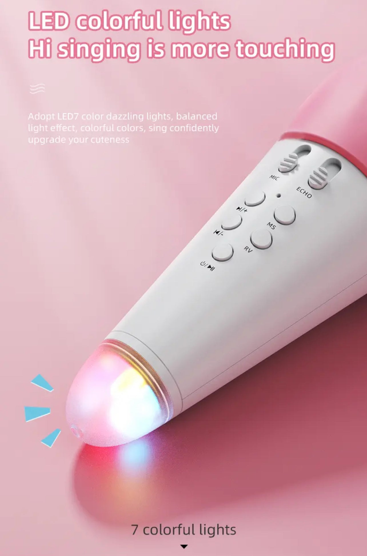 Sing Along Mike - In Built Cute Bluetooth Mike with Speaker