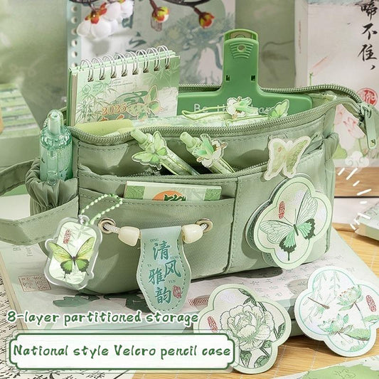 8 Layered Partitioned Storage Pouch