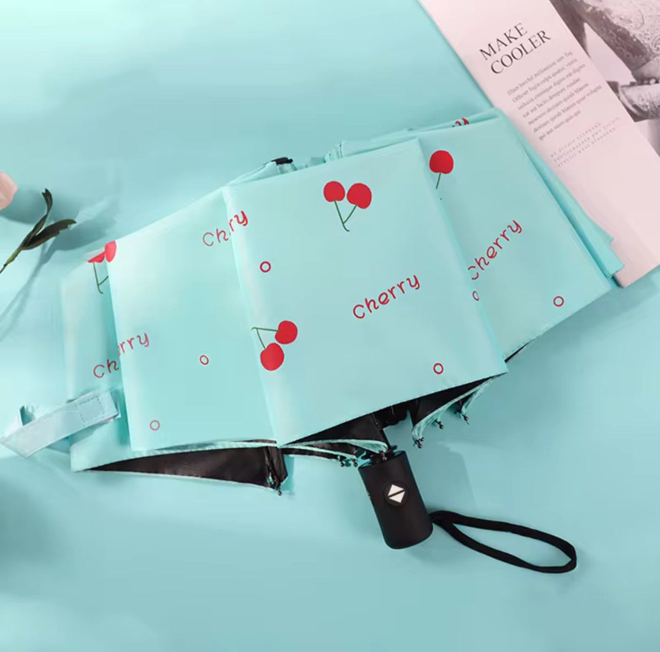Cherry Umbrella for Girls- Automatic
