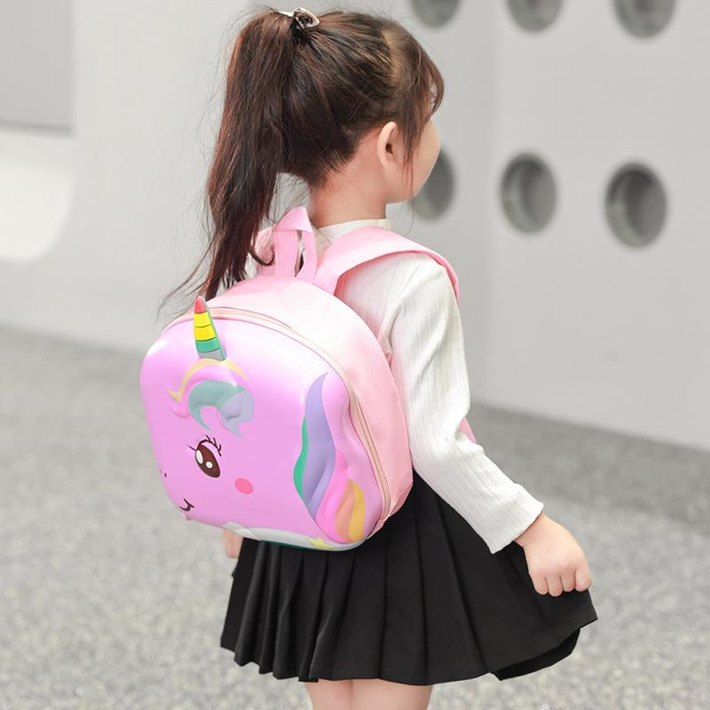 3D Unicorn Head Travel Backpack