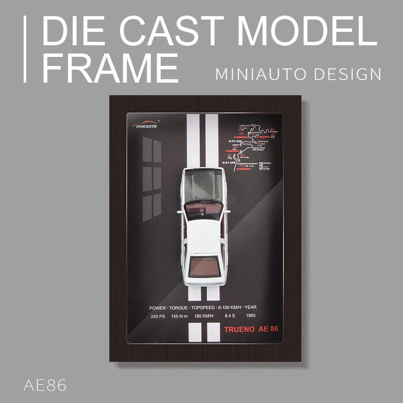3D Sports Car Frames - 1:32 Model Poster
