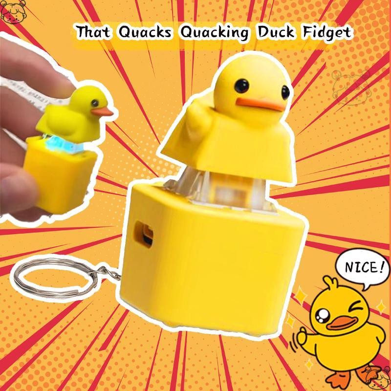Duck Quack Keychain - 2pcs