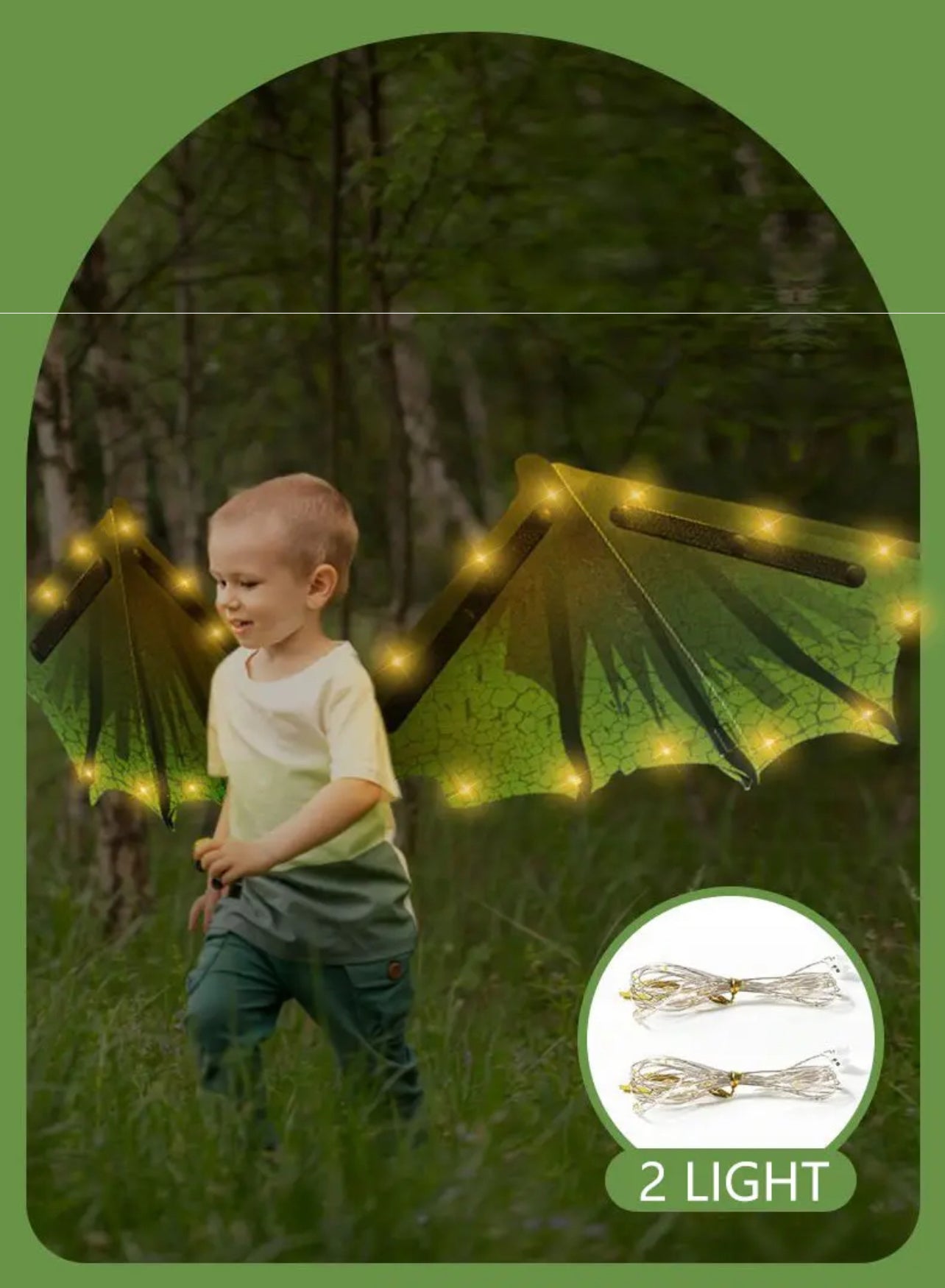 Auto Wings 🦖 🦋 - Electric, Musical with Glowing Lights