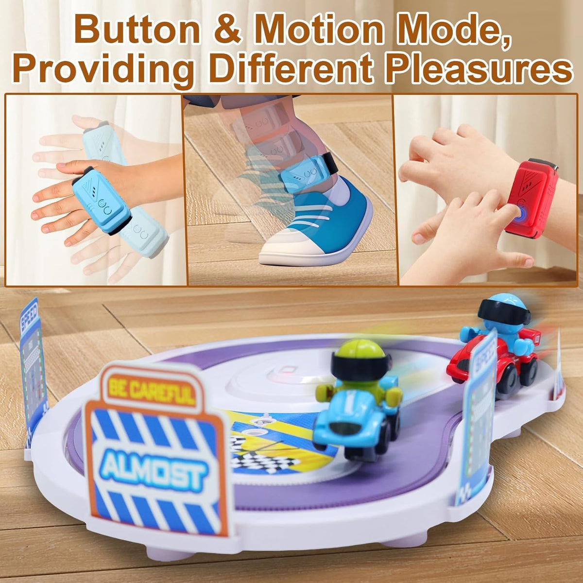 Gesture Control Racing Battle Track - 2 Player