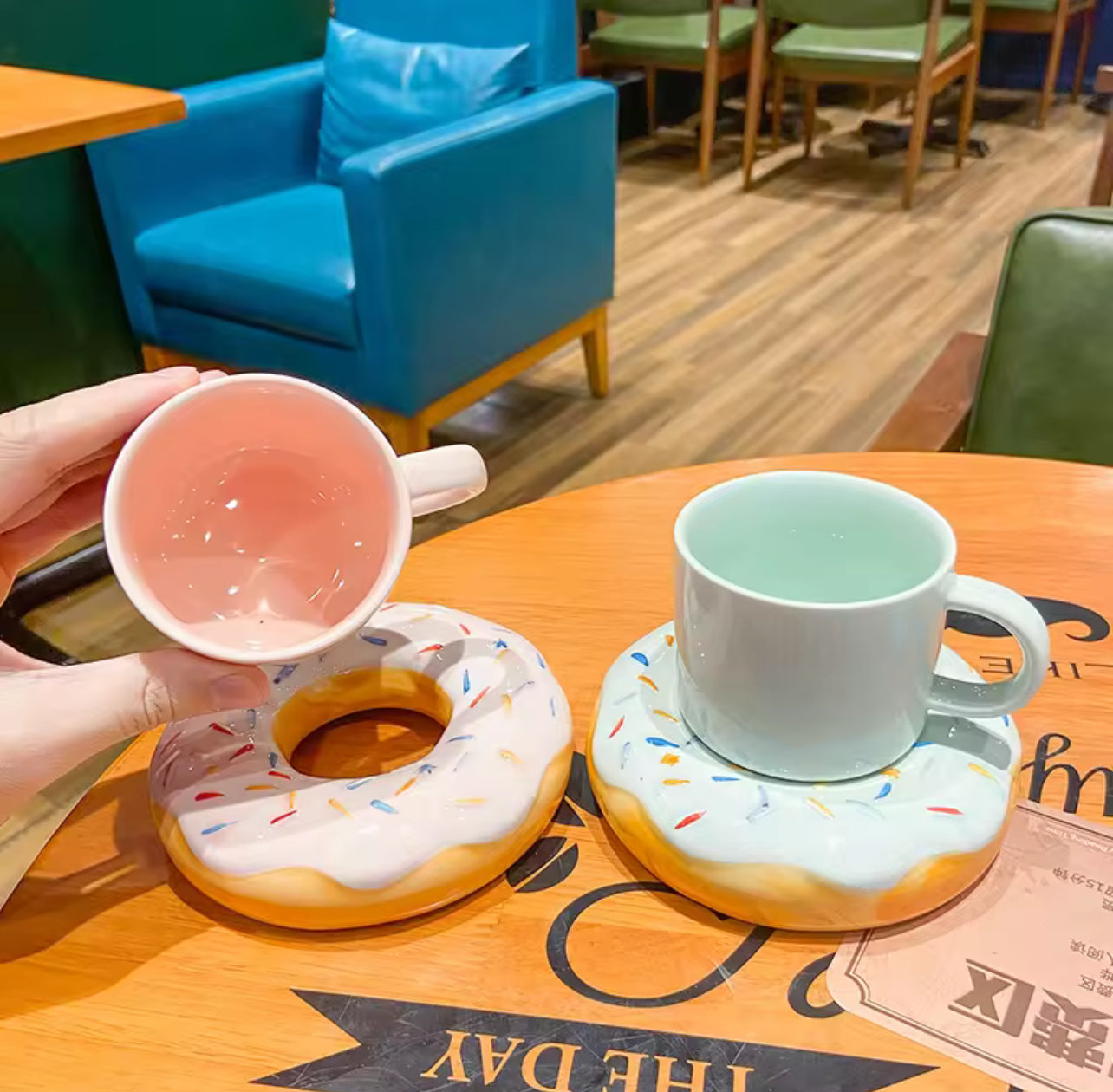 Donut Saucer Mugs