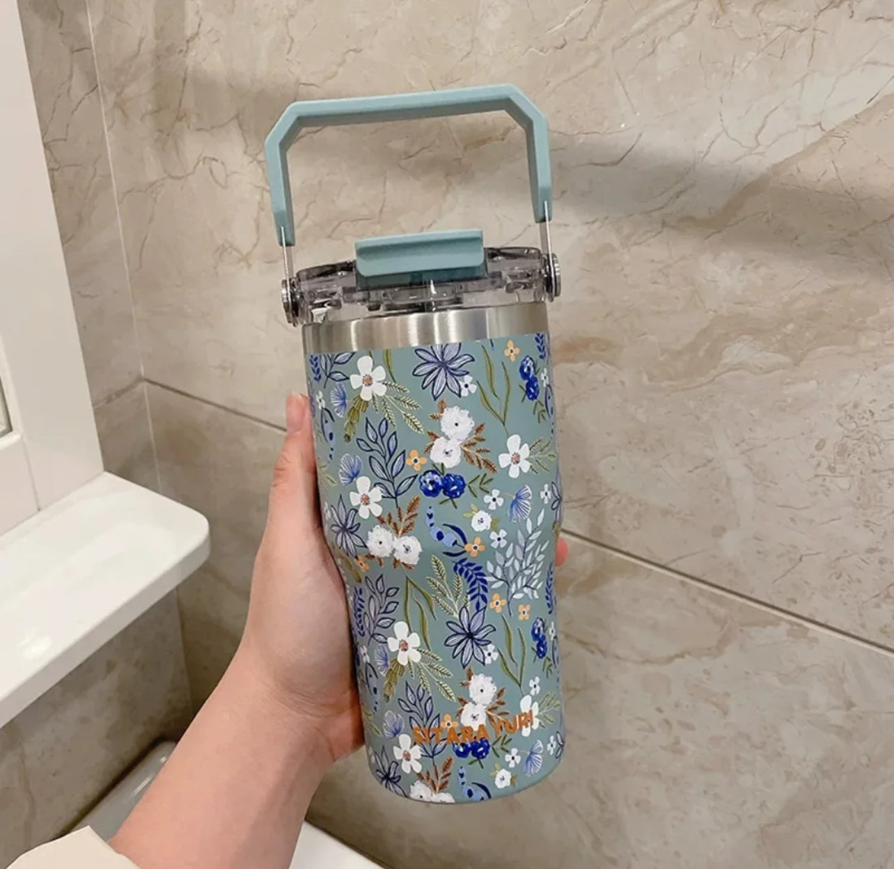 Sitarayuri Floral - Flip Straw | 600ml