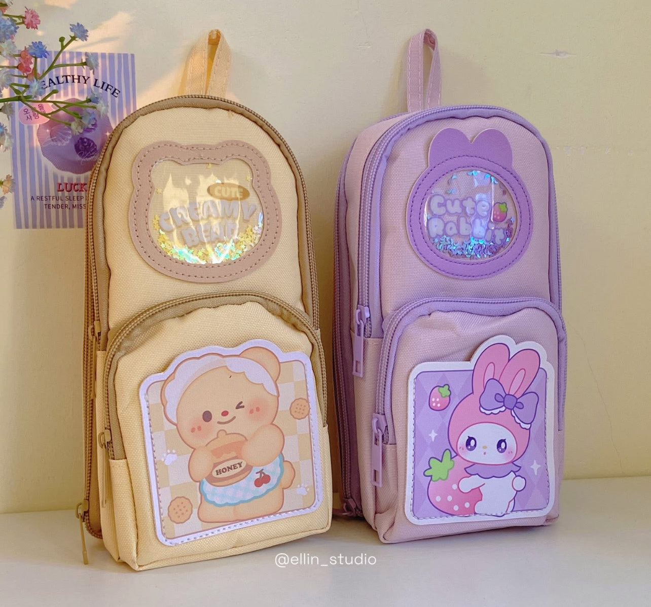 Three Layered Pencil Pouch