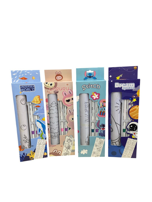 10ft Painting Roll with Colours - DIY