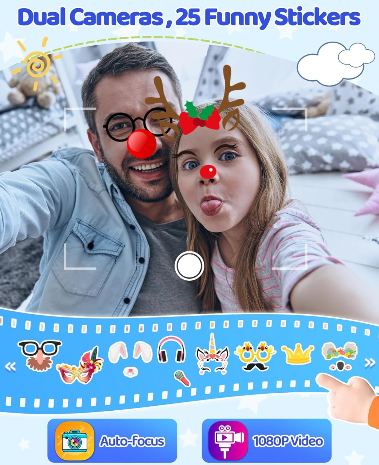 Entertaining Kids - Touch Smartphone/Camera | Learning