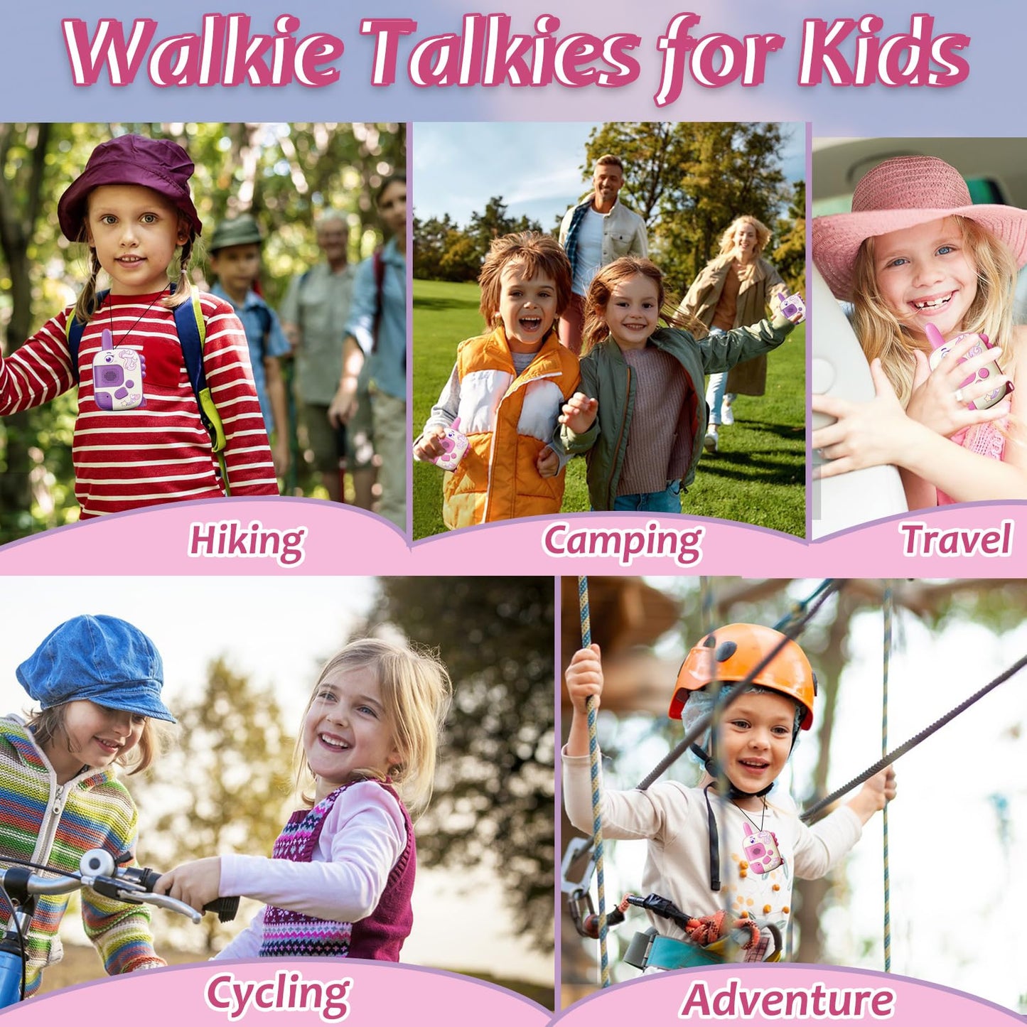 Smart Walkie Talkie - 2pcs | 1000ft Range
